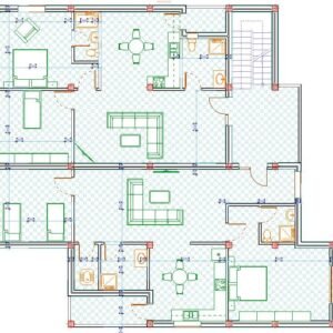 تصميم معماري للمنازل العائلية
