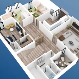 تصميم مخططات عصرية 2d و 3d